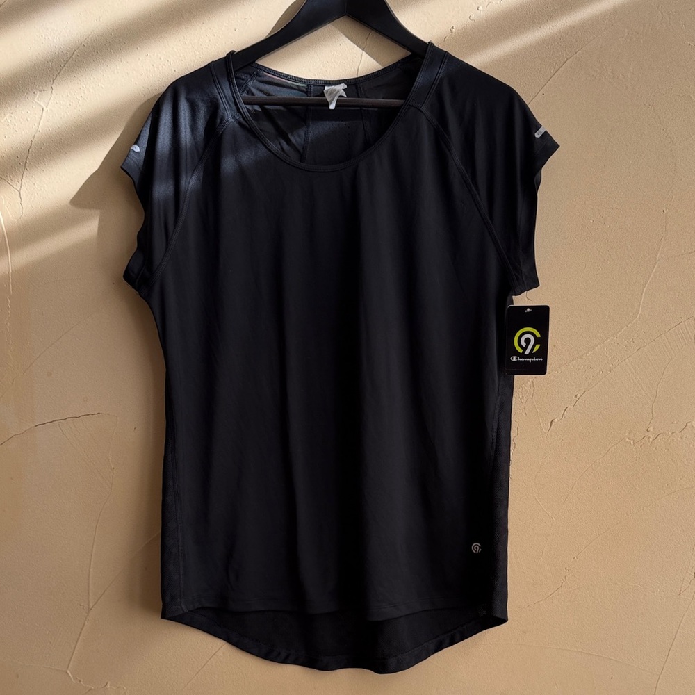 C9 by Champion Black Short Sleeve Women's Tee